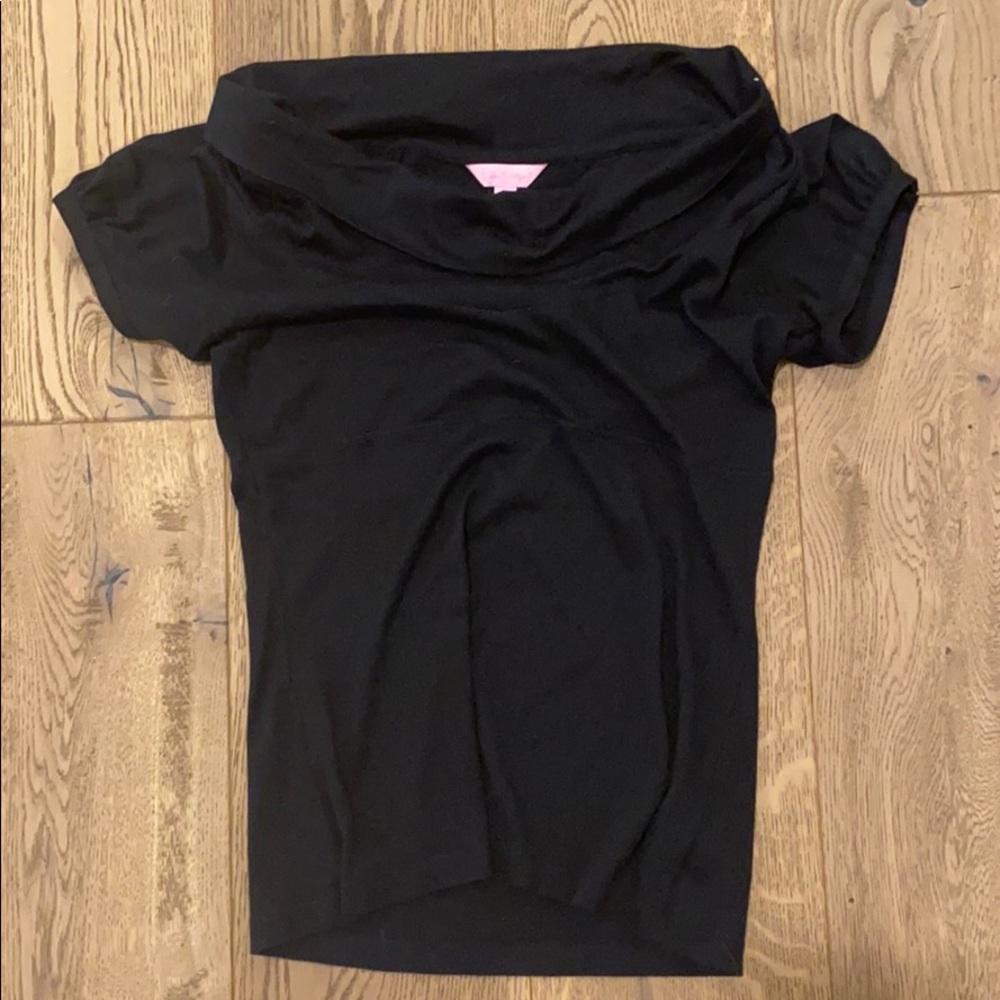 Lilly Pulitzer Black Shirt